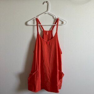 EUC Free People Hot Shot Mini Dress Cherry Tomato